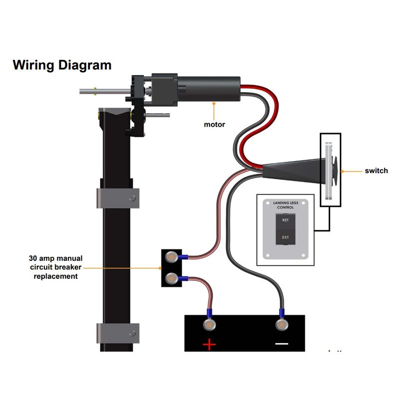 5500# ELEC LANDING GEAR 29.5